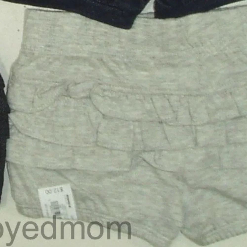 3M Lot Baby Girls 5 pc Skort Shorts Diaper Cover - Picture 13 of 14